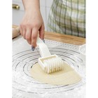 Валик для нарезки теста Доляна «Сетка», 20×7×4.5 см, белый - Фото 4