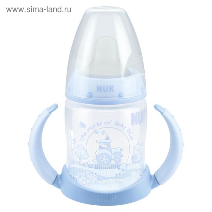 Обучающая бутылочка с насадкой для питья из силикона Baby Rose & Blue, 150 мл, от 6 до 18 мес., цвета МИКС - Фото 1