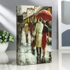 Сейф-книга дерево "Прогулка под дождём" 21х13х5 см - Фото 1