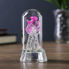 Сувенир стекло "Ангелок в ажурном платье" со светом, МИКС, 7,5х4 см - Фото 3