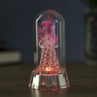 Сувенир стекло "Ангелок в ажурном платье" со светом, МИКС, 7,5х4 см - Фото 5