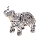 Сувенир "Слон серебряный" 13,5х5х13 см - Фото 1