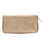 Кошелёк женский "Орхидея", 6 отделов, отдел для кредиток, цвет золотистый - Фото 2