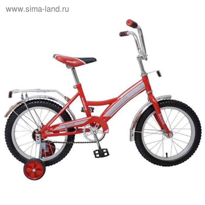Велосипед двухколесный 16" "Basic", цвет красный - Фото 1