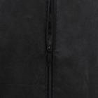 Чехол для одежды зимний, 100×60×10 см, спанбонд, цвет чёрный - Фото 3