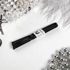 Шпильки для волос, набор 10 шт., 8 см, чёрные - Фото 2