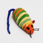 Мышь-погремушка махровая, 7 см, микс цветов - Фото 2