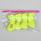 Сапоги резиновые для животных «Вездеход», набор 4 шт., р-р М (подошва 5×4 см), жёлтые - Фото 8