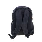 Рюкзак молодёжный на молнии "Такса", 1 отдел, 1 наружный и 2 боковых кармана, чёрный - Фото 3