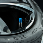 Колпачок на вентиль TORSO, сине-голубой, набор 4 шт - Фото 2