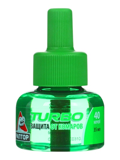 Комплект от комаров «Раптор» Turbo, фумигатор+жидкость, 40 ночей