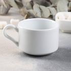 Чашка чайная фарфоровая «Бельё», 200 мл, штабелируемая - фото 4547609