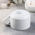 Чашка чайная фарфоровая «Бельё», 200 мл, штабелируемая - Фото 3