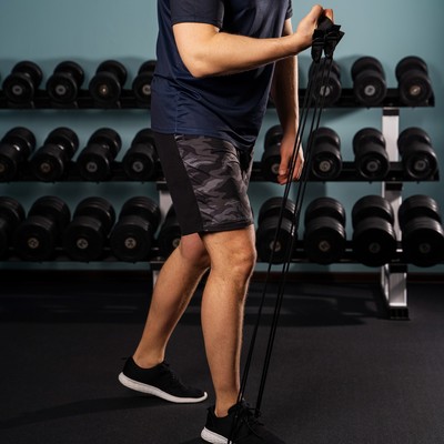 Эспандер ONLYTOP «Динамик-2» для лыжника, пловца, двойная резина с мягкими ручками