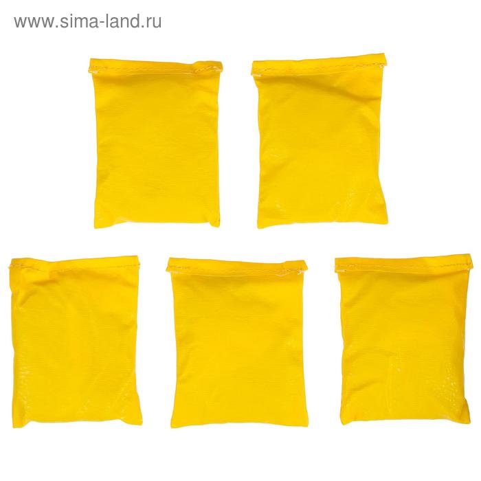 Мешочки для метания, набор 5 шт. по 500 г, цвета микс - Фото 1
