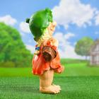 Садовая фигура из полистоуна «Девочка - гном с корзинкой», 26×18×52 см - Фото 2