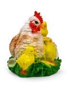 Садовая фигура из полистоуна «Курица Наседка», 27×20×22 см - Фото 4