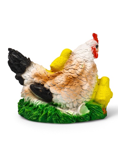 Садовая фигура из полистоуна «Курица Наседка», 27×20×22 см