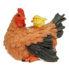 Садовая фигура из полистоуна «Курица Наседка», 27×20×22 см - Фото 17