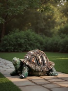 Садовая фигура из полистоуна «Черепаха», 22×24×36 см - Фото 3