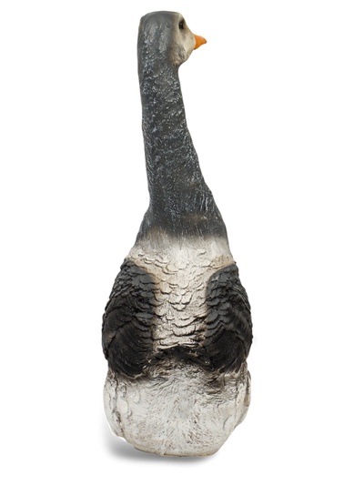 Садовая фигура из полистоуна «Гусь с длинной шеей», 46×27×16 см