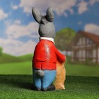 Садовая фигура "Заяц с мешком моркови" 20х15х38см - Фото 8