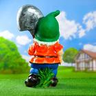 Садовая фигура из полистоуна «Гном с лопатой», 72×26×38 см - Фото 3