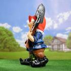 Садовая фигура из полистоуна «Гном с лопатой», 72×26×38 см - Фото 11