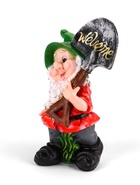 Садовая фигура из полистоуна «Гном с лопатой», 72×26×38 см - Фото 1