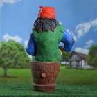 Садовая фигура из полистоуна «Баба Яга на ступе с кошкой», 74×36×40 см, МИКС - Фото 11