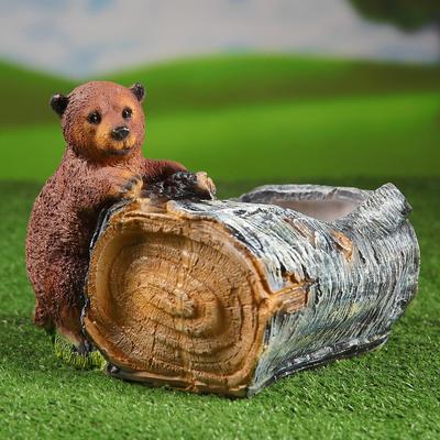 Фигурное кашпо для цветов «Башмак», h=22 см, d=14 см, полистоун