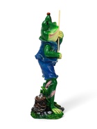 Садовая фигура из полистоуна «Лягушонок рыбак», 40×12×18 см - Фото 6