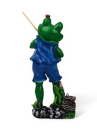 Садовая фигура из полистоуна «Лягушонок рыбак», 40×12×18 см - Фото 7