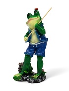 Садовая фигура из полистоуна «Лягушонок рыбак», 40×12×18 см - Фото 9