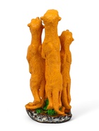 Садовая фигура из полистоуна «Сурикаты четвёрка», 46×17×20 см - Фото 6