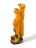 Садовая фигура из полистоуна «Сурикаты четвёрка», 46×17×20 см - Фото 7