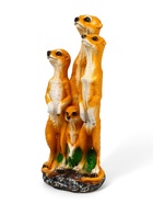 Садовая фигура из полистоуна «Сурикаты четвёрка», 46×17×20 см - Фото 8