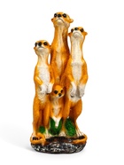 Садовая фигура из полистоуна «Сурикаты четвёрка», 46×17×20 см - Фото 9