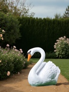 Садовая фигура "Лебедь" белый, 37х25х40см 1126901