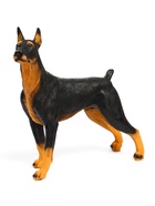 Садовая фигура из полистоуна «Собака Доберман», 45×19×46 см - Фото 9