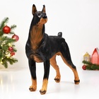 Садовая фигура из полистоуна «Собака Доберман», 45×19×46 см - Фото 13