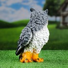 Садовая фигура "Филин на ножках" малый 16,5х14х24см - Фото 4
