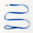 Комплект «Базис», поводок 120×1.5 см, шлейка 32-46×1.5 см, синий - Фото 4