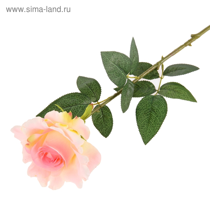 цветы искусственные 72 см роза плетистая розовая - Фото 1