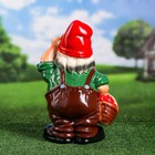Садовая фигура "Гном с корзиной", разноцветная, 39 см, микс - Фото 5