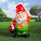 Садовая фигура "Гном с корзиной", разноцветная, 39 см, микс - Фото 7