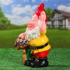 Садовая фигура "Гном Welcome", разноцветная, керамика, 35 см - Фото 2