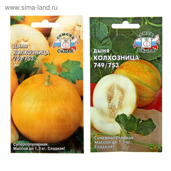 Семена Дыня "Колхозница 749/753", 0,5 г. - Фото 1