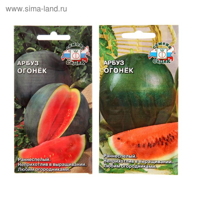 Семена арбуз Огонек 1 г. - Фото 1