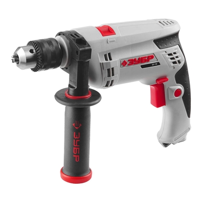 Дрель «ЗУБР», патрон 13 мм, реверс 0, 0-3000 об/мин, 0-48000 уд/мин, 780 Вт, кейс